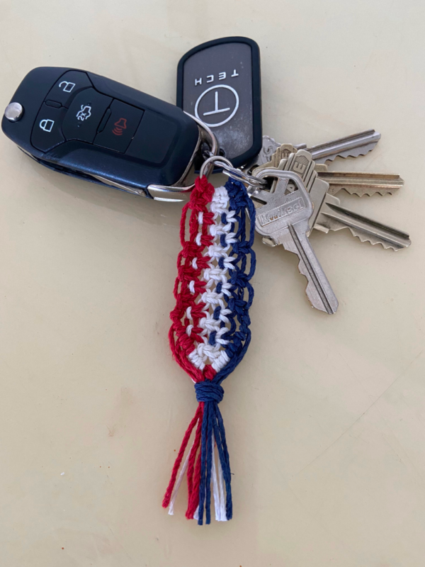 Macrame Keychain Pendant