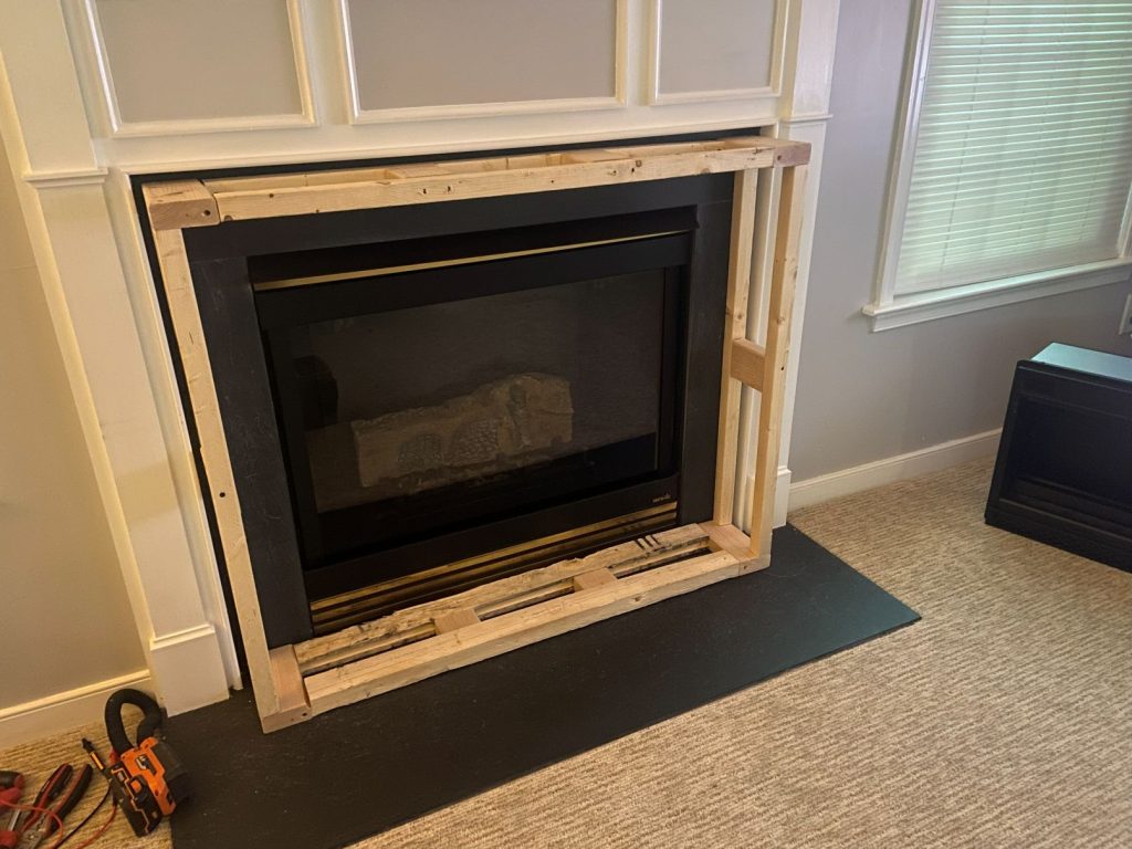 Fireplace Bump Out Frame