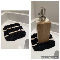 Macrame Coaster for Bathroom