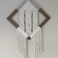 Walnut Diamond Macrame
