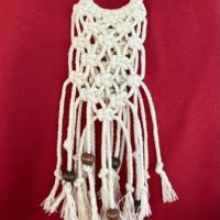 Macrame Necklace Dbl Squares