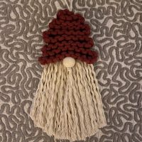 Macrame Santa Gnome